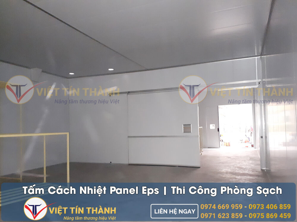 hiệu quả việc ứng dụng panel eps trong thi công phòng sạch